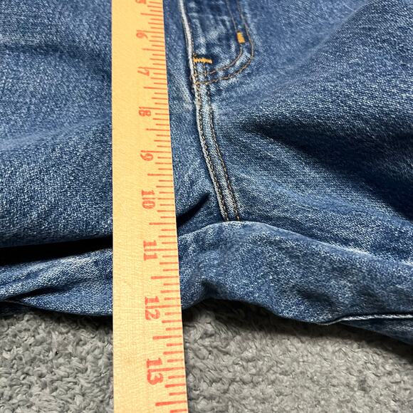 All American Clothing Co Jeans Mens 34 X 32 Blue Straight 90s Made USA Carpenter - Picture 9 of 12